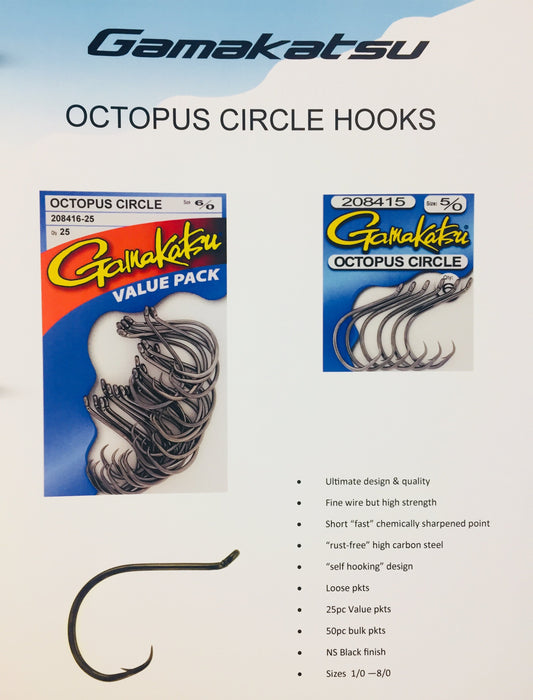 Gamakatsu Octopus Circle Hooks