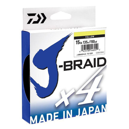 Daiwa J Braid x4 Yellow