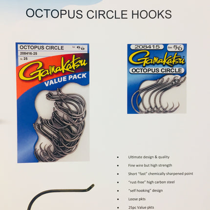 Gamakatsu Octopus Circle Hooks