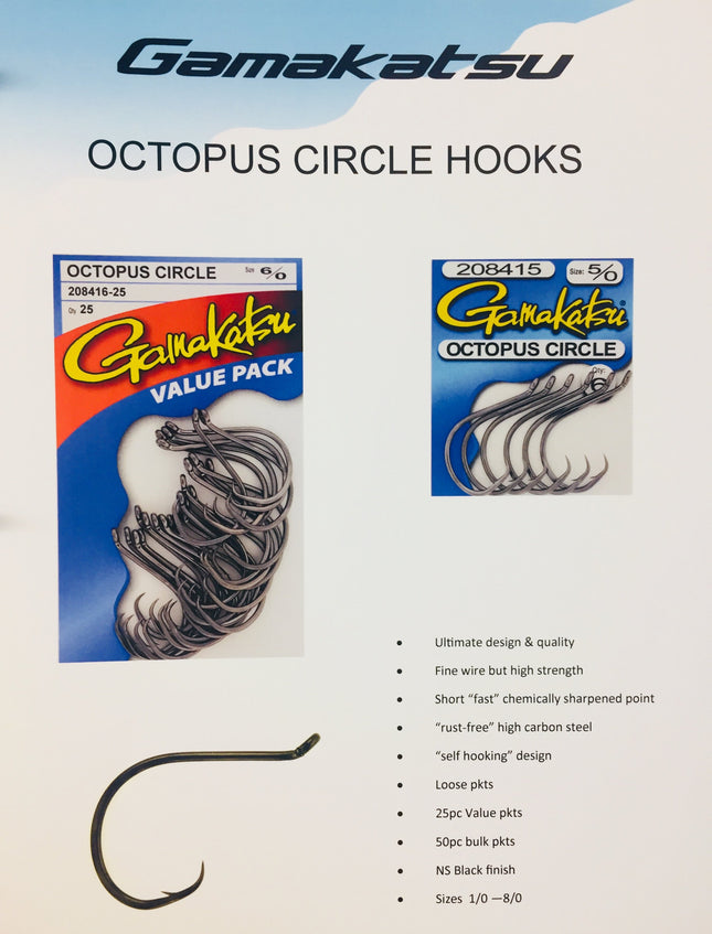 Gamakatsu Octopus Circle Hooks